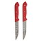 Handy Housewares 10" Serrated Stainless Steel Blade Tomato Slicing Knife Set - 2 Pack